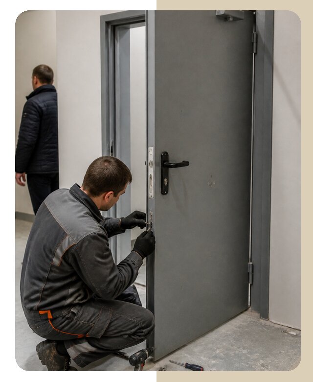 Ремонт противопожарной двери в Ейске по цене 6699 р. | ДвериЛегко-Еск